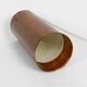 Beautiful Mid Century Modern pendant lamp made of copper shaped like a cone