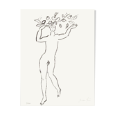 Pierre boncompain nu v 1990 lithographie