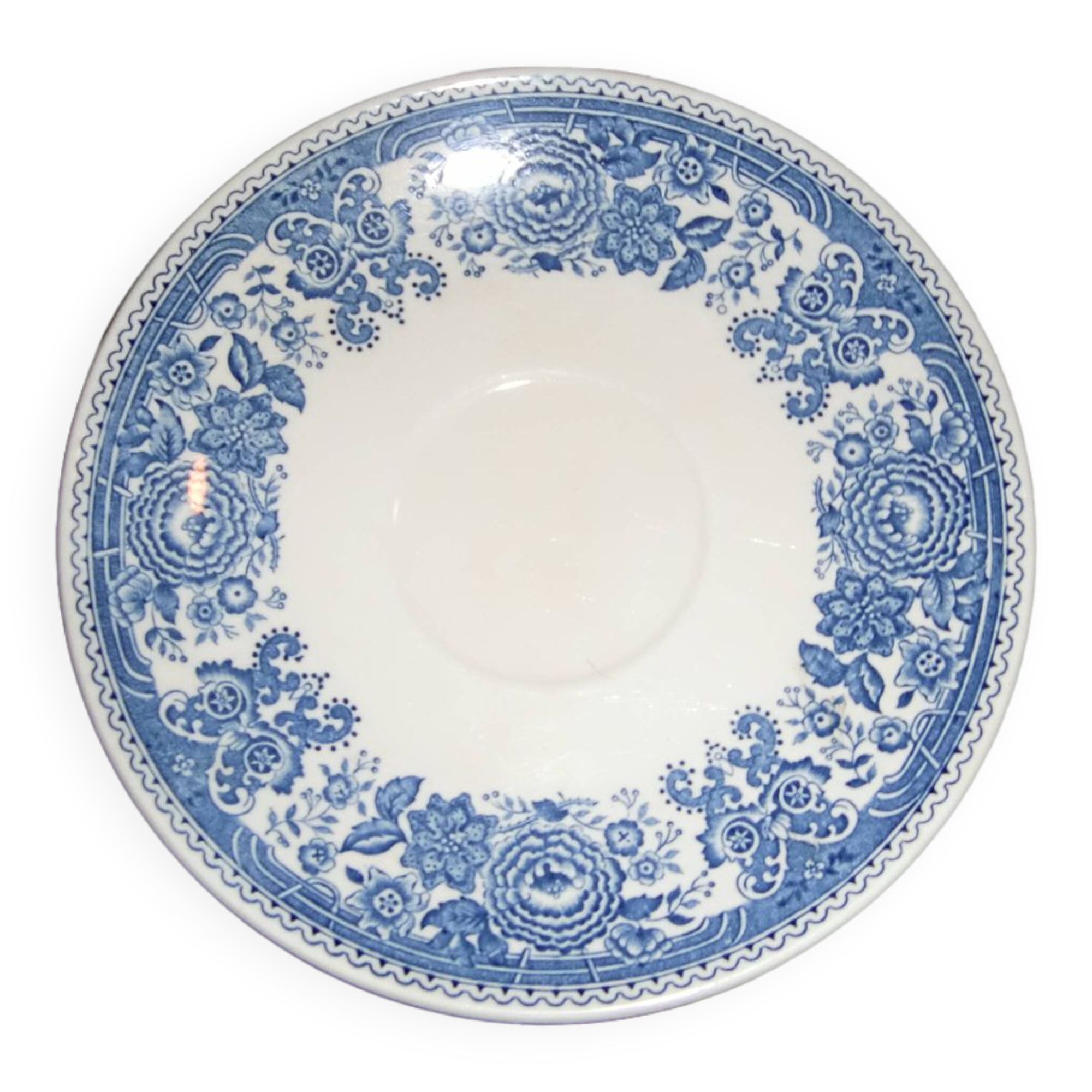 Small blue plate (diameter 17 cm)