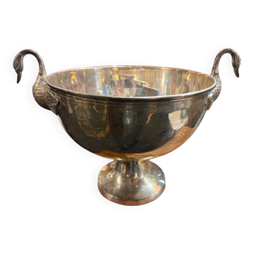vasque à champagne en métal argenté