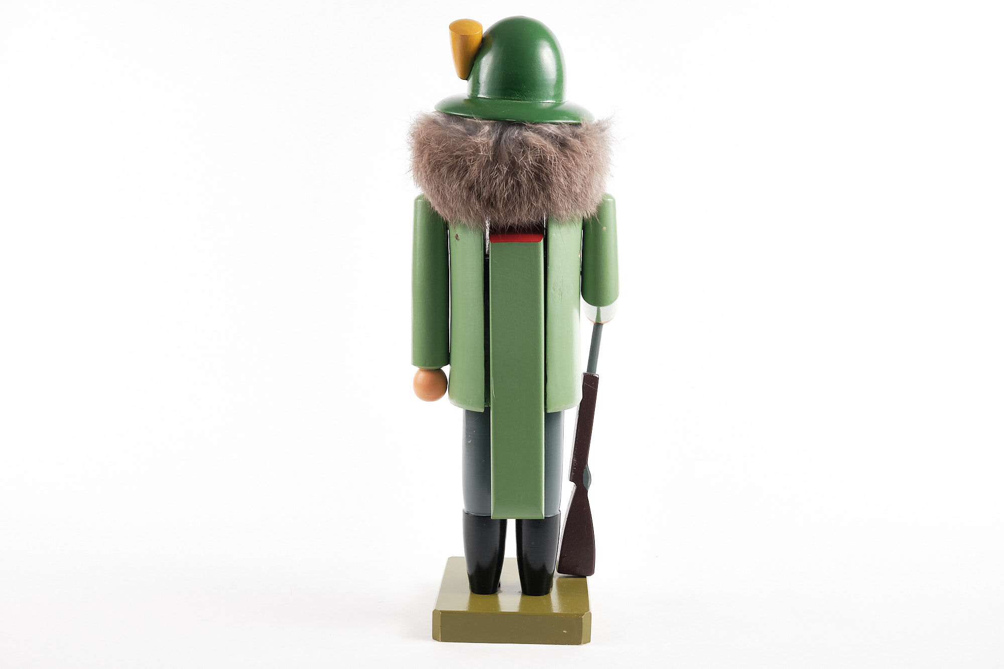 Nutcracker Erzgebirge, sculpted, vintage, GDR hussar.