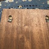 Scandinavian teak mirror 60s