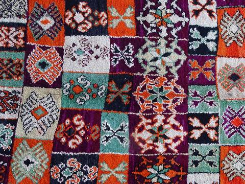 Berber carpet boujaad