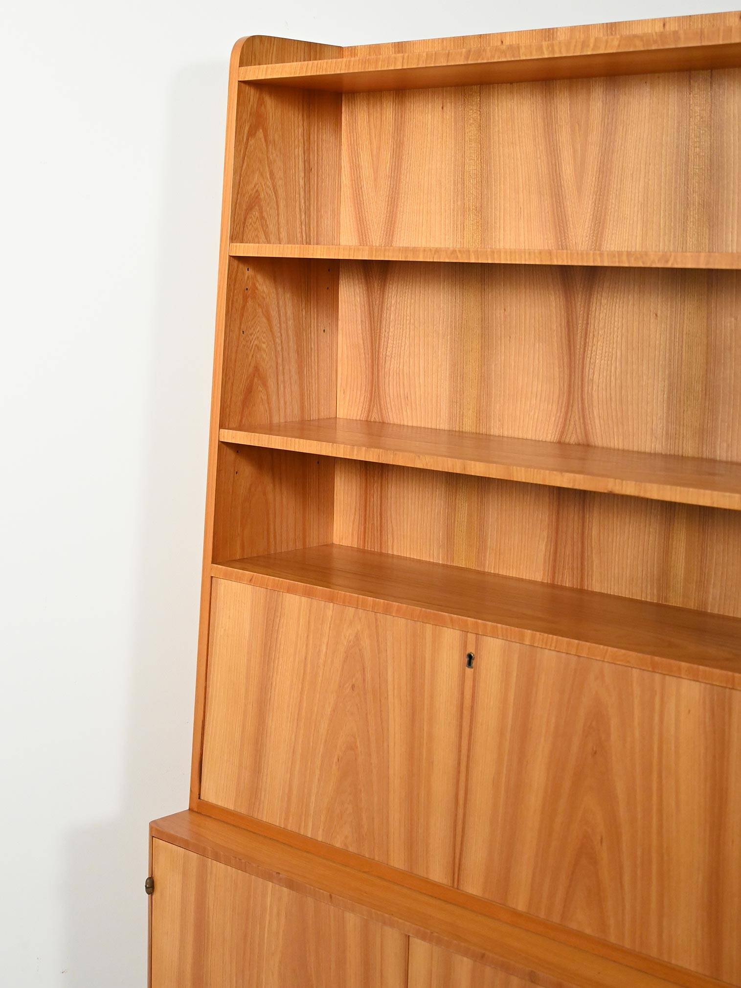 Scandinavian Elm Bookcase from the 1930s–40s