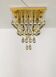 Chandelier en verre Flush par Ernest Palme