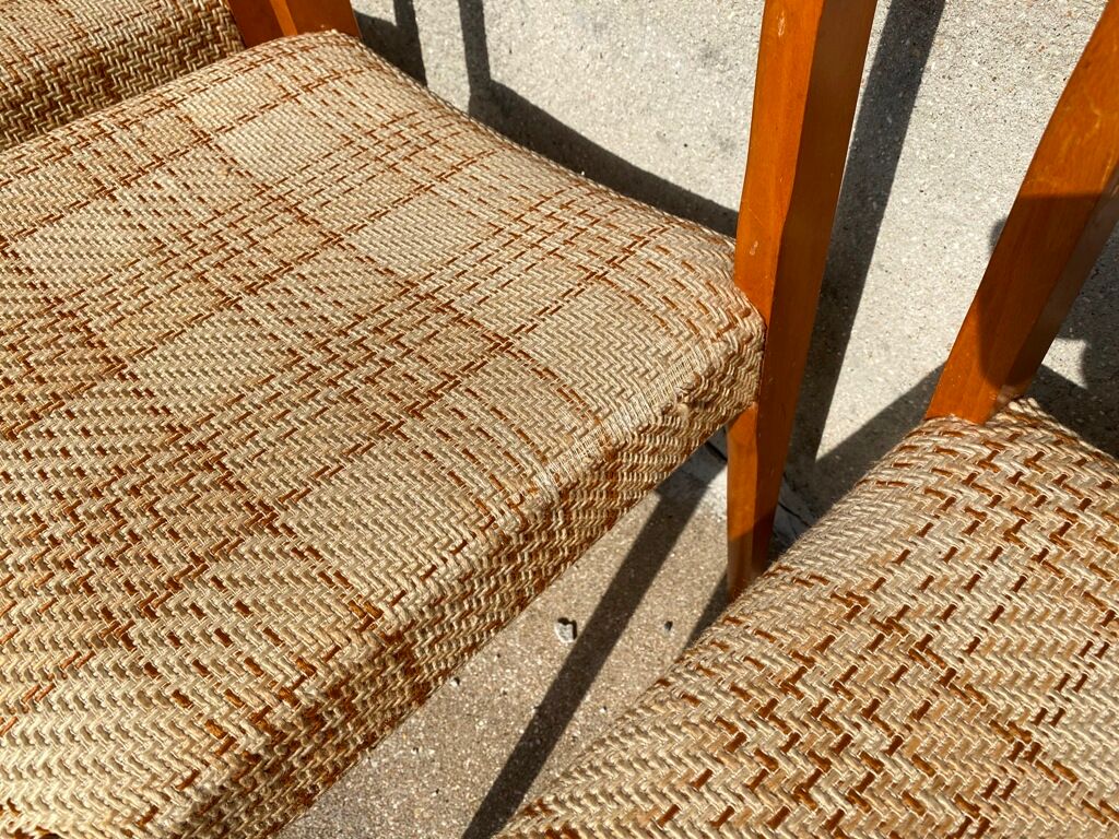 Series of 4 chairs in Scandinavian style 1960