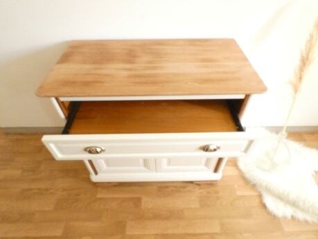 Buffet blanc et bois