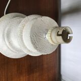 Carved stone lamp