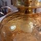 Vintage molded glass pendant light