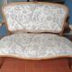 Louis XV style convertible sofa toile de Jouy Chinoiseries
