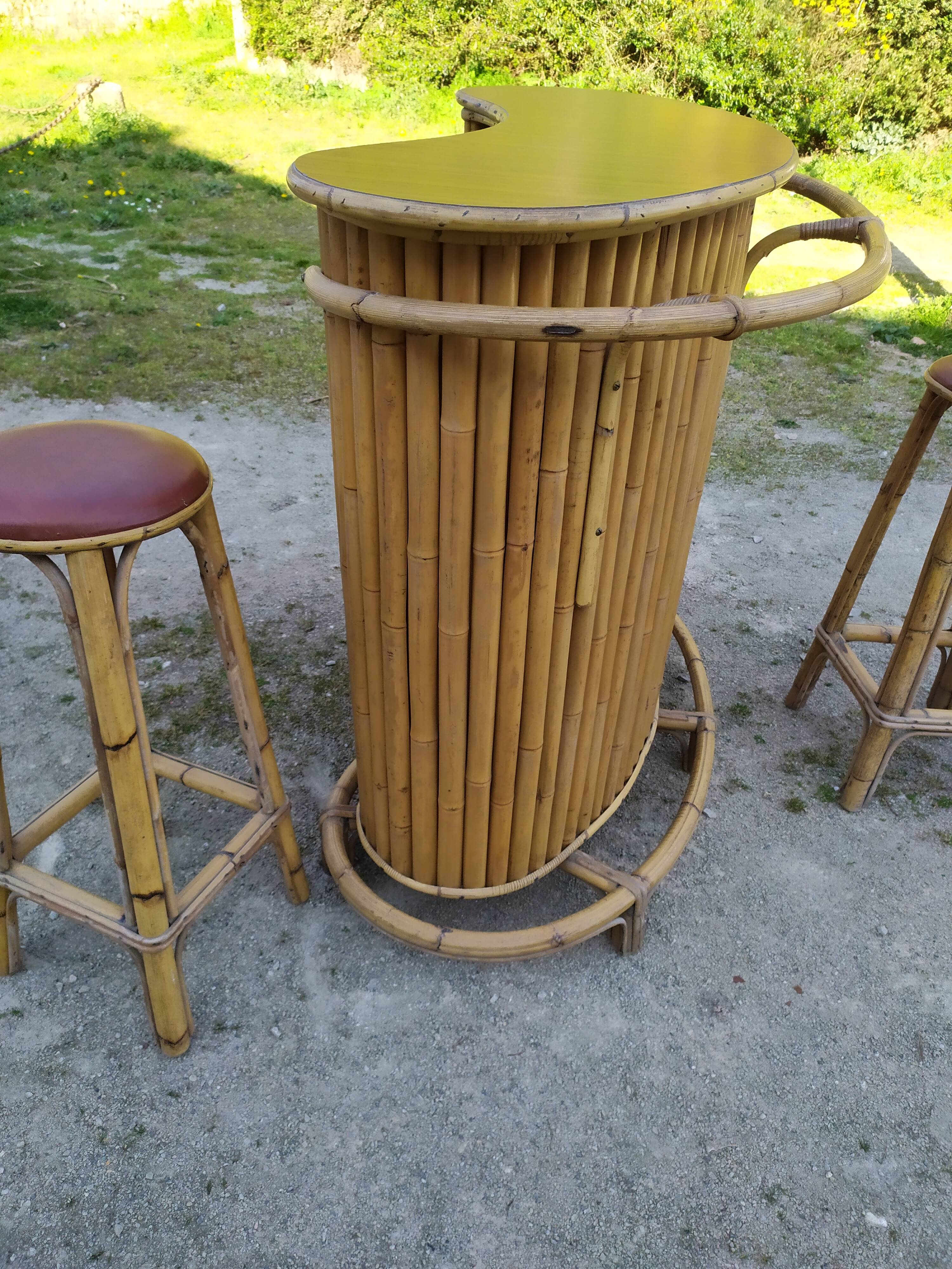 Bamboo bar 50s -60s
