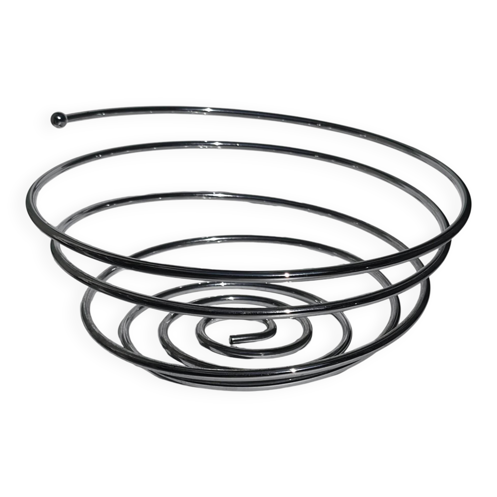 Spiral fruit bowl