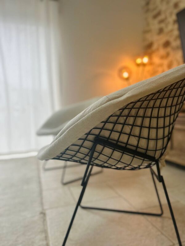 Paire de fauteuils Diamond Harry Bertoia 1970