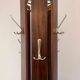 Porte-manteau scandinave en palissandre et aluminium, design milieu du siècle - années 1960