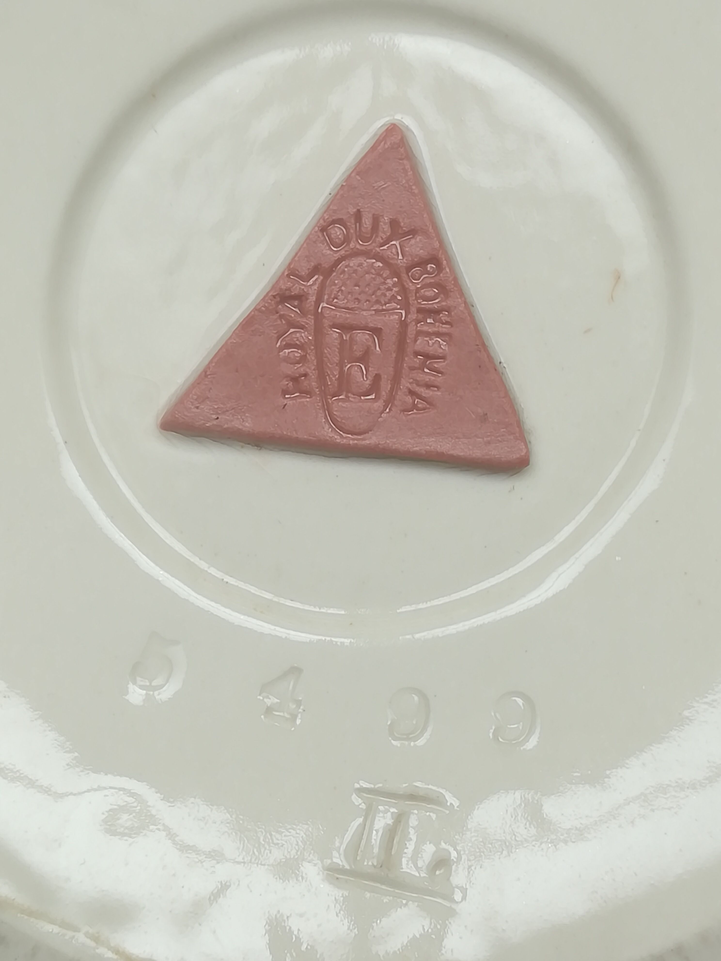 Royal Dux art nouveau porcelain vase