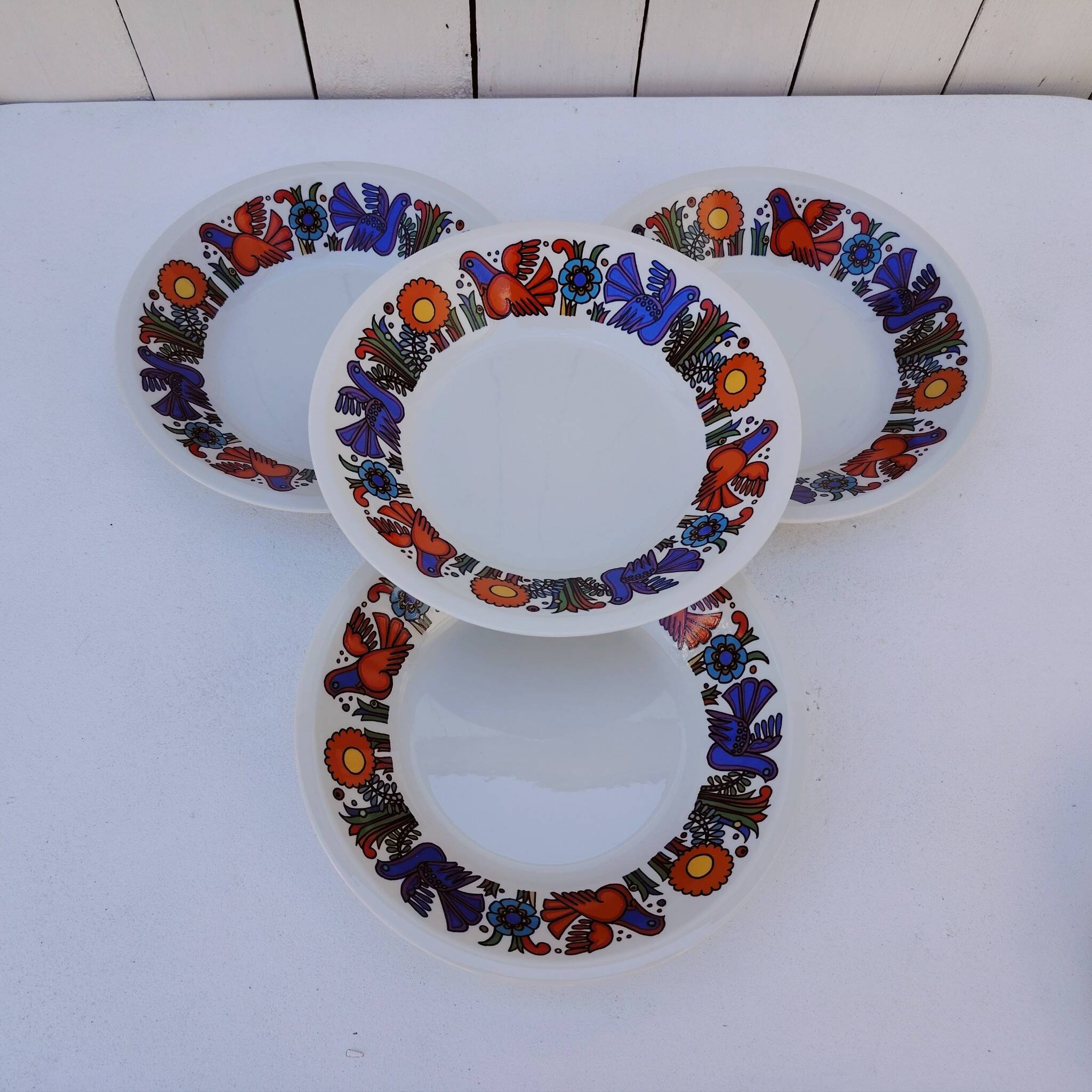 Villeroy & Boch porcelain deep plates, Acapulco