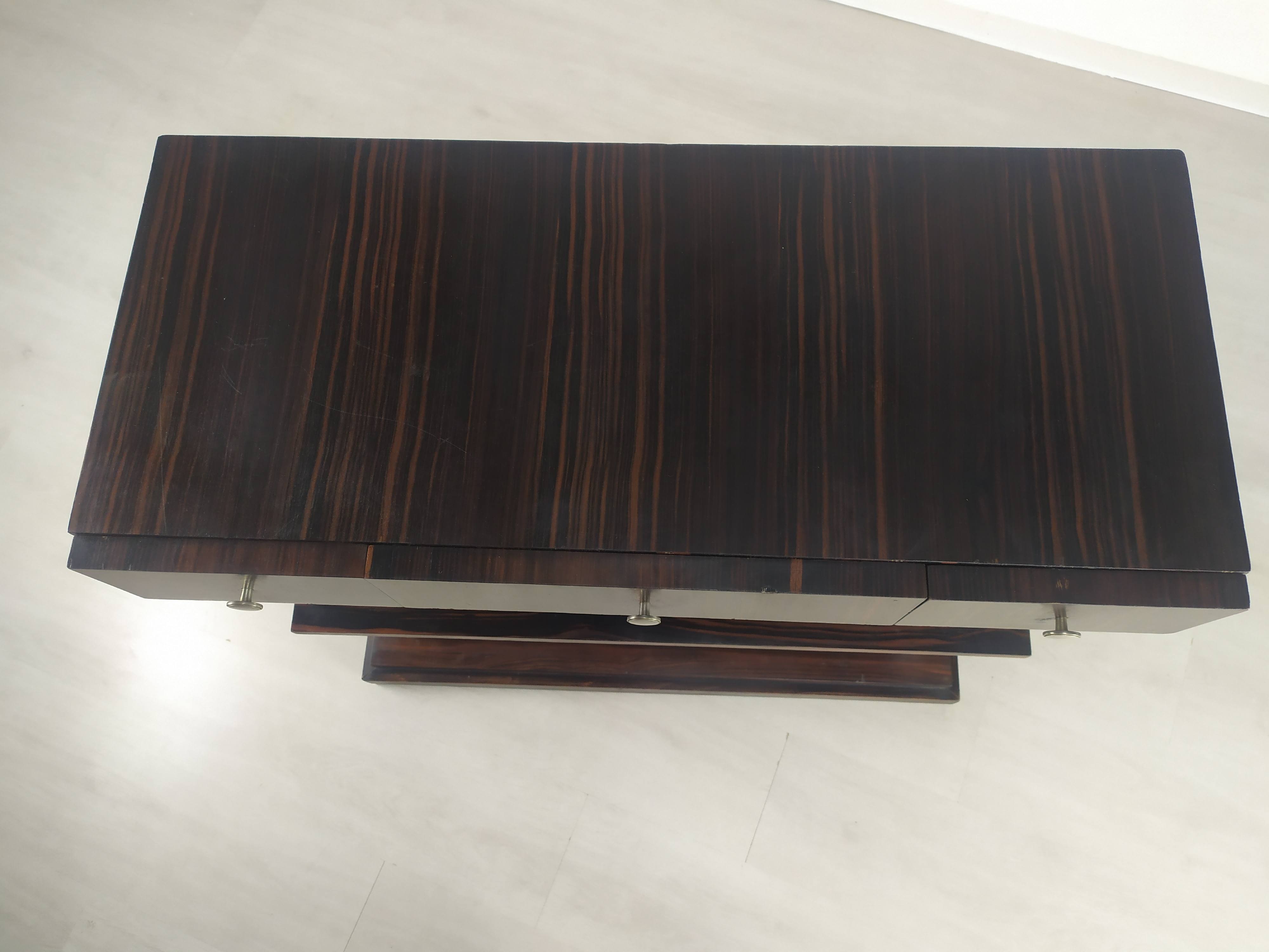 Console art déco Macassar
