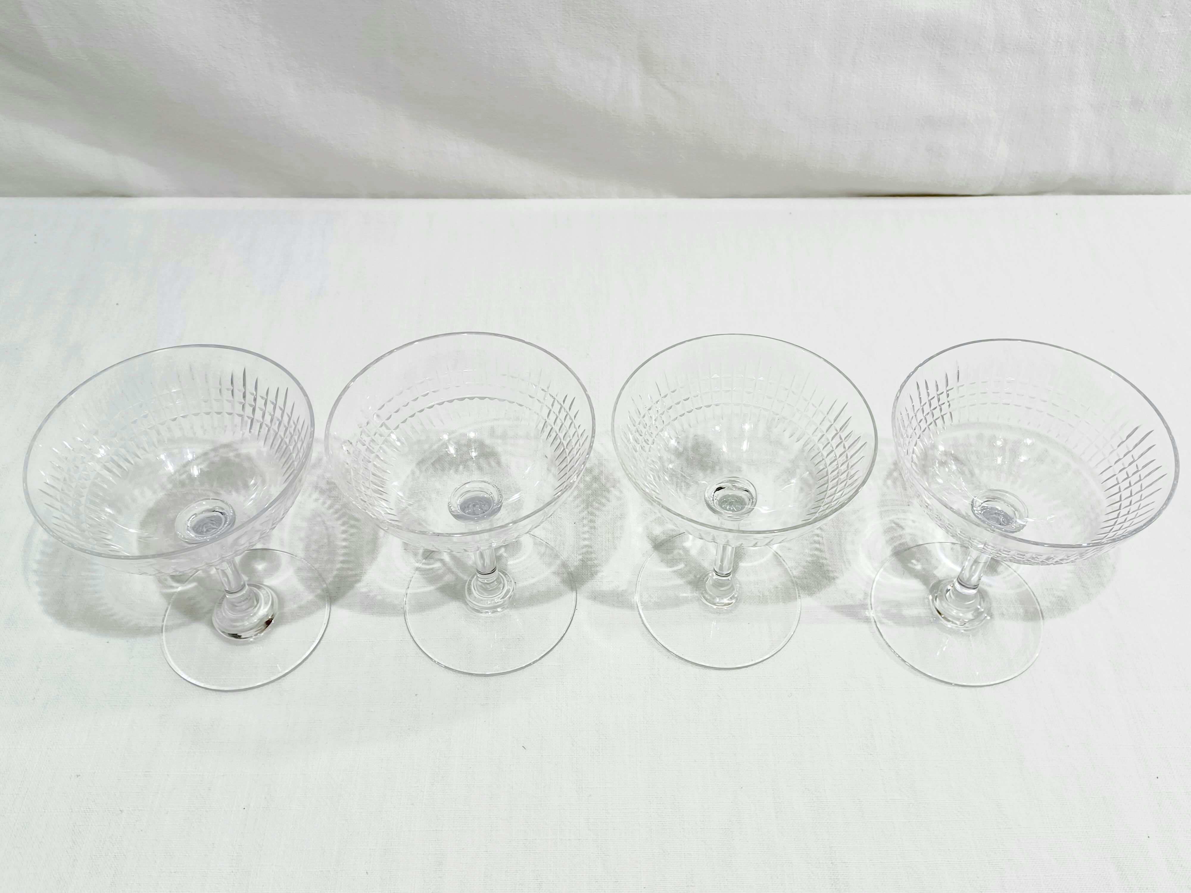 Baccarat – Champagne glasses Nancy