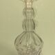 Petite carafe en cristal et deux verres