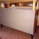 Vintage Scandinavian teak sideboard with black legs, 1950s/60s.