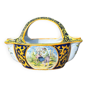 Earthenware planter: Henriot de Quimper