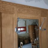 Entrance hall, renovated Art Deco coat rack