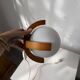 1980s pin support ball desk lamp
