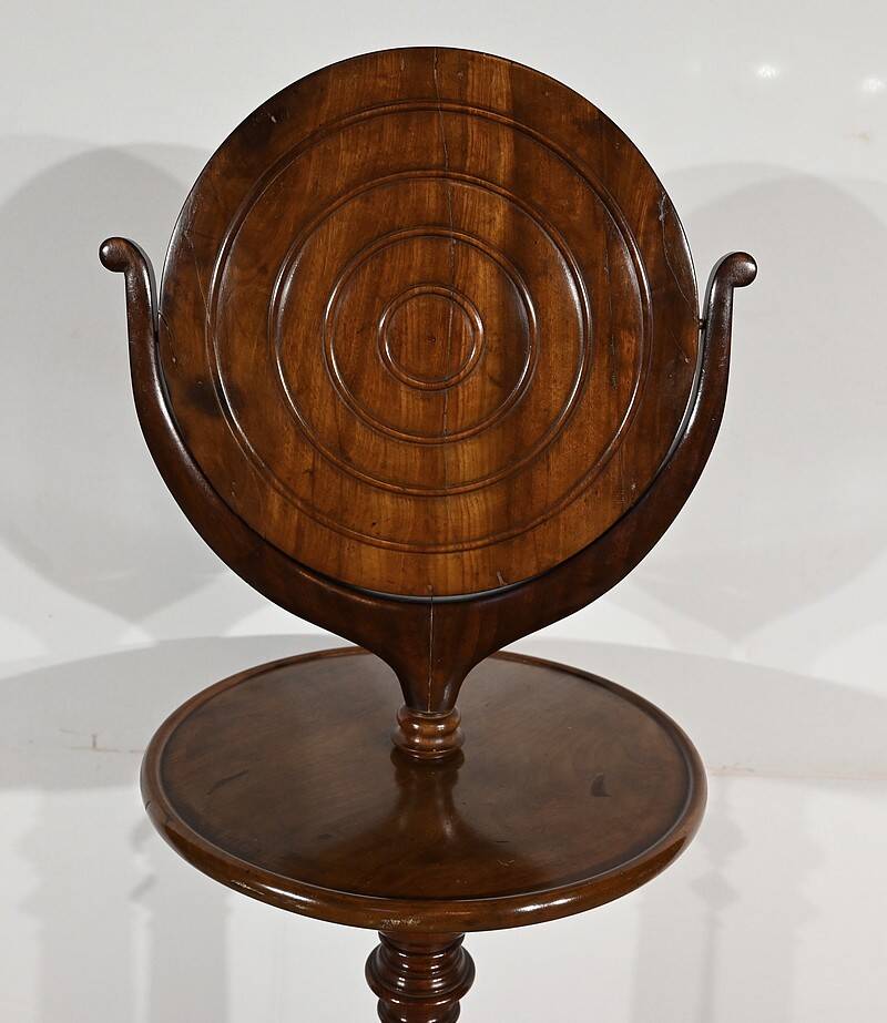 Small Barbière in Solid Mahogany, Restoration Period – 1st part 19th century