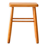 1950s Scandinavian oak wooden stool