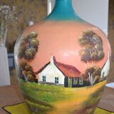 Impressive and rare dame-jeanne.