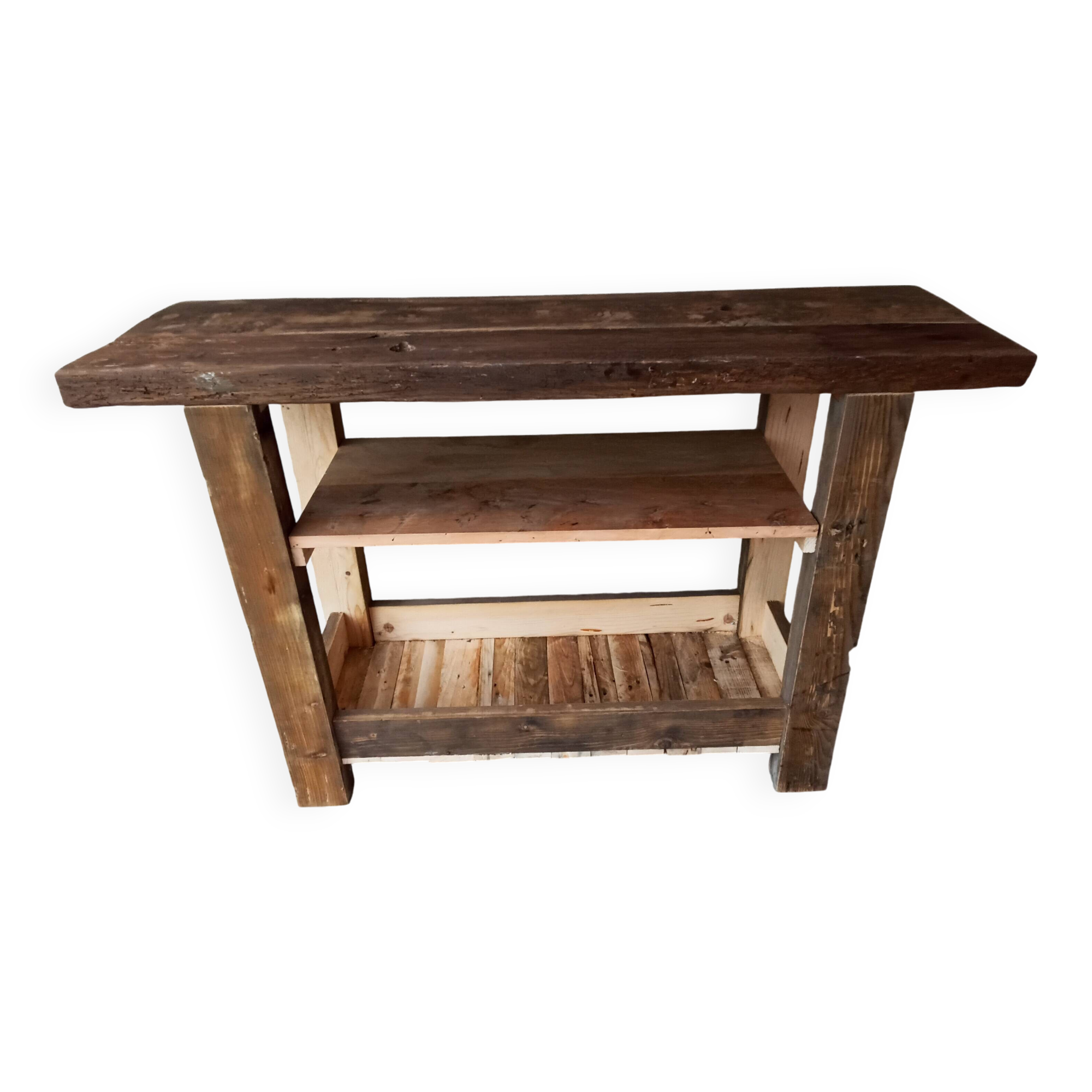 Wooden workbench