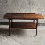 Table basse scandinave en palissandre, 1960s