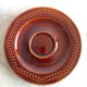 Set of 8 Vintage (1970) Belgian Brown Coffee/Tea Cups and Saucers