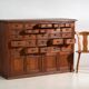 Antique multi-drawer apothecary cabinet (circa 1920)