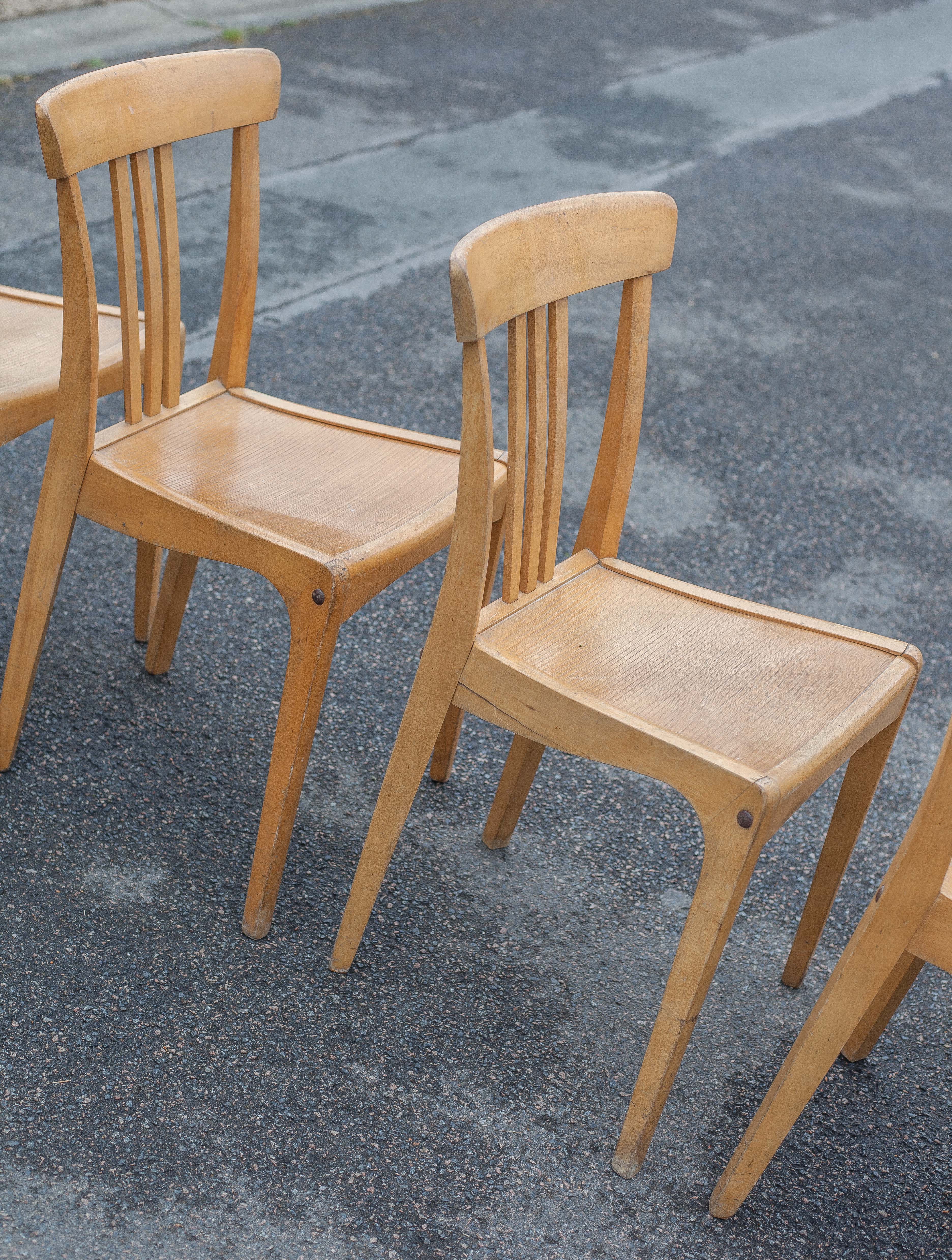 Set of 4 Stella Luterma chairs