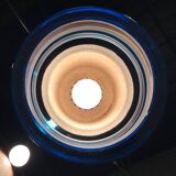 Brass and glass pendant light by Hans Agne Jakobsson 1970