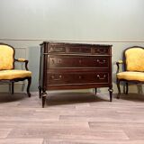 Commode En Acajou D’époque Louis XVI XVIII Eme Siècle
