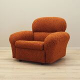 Orange armchair, Italian design, 1970s, production: Italy