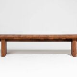 Large wooden bench