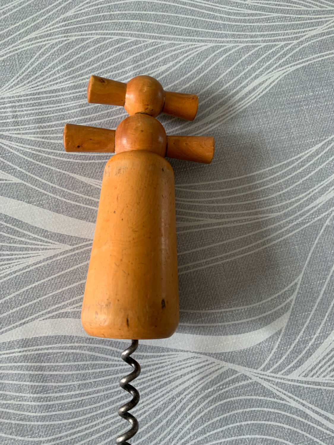 Wooden corkscrew