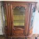 Louis XV style display cabinet in carved wood – elegant vintage furniture