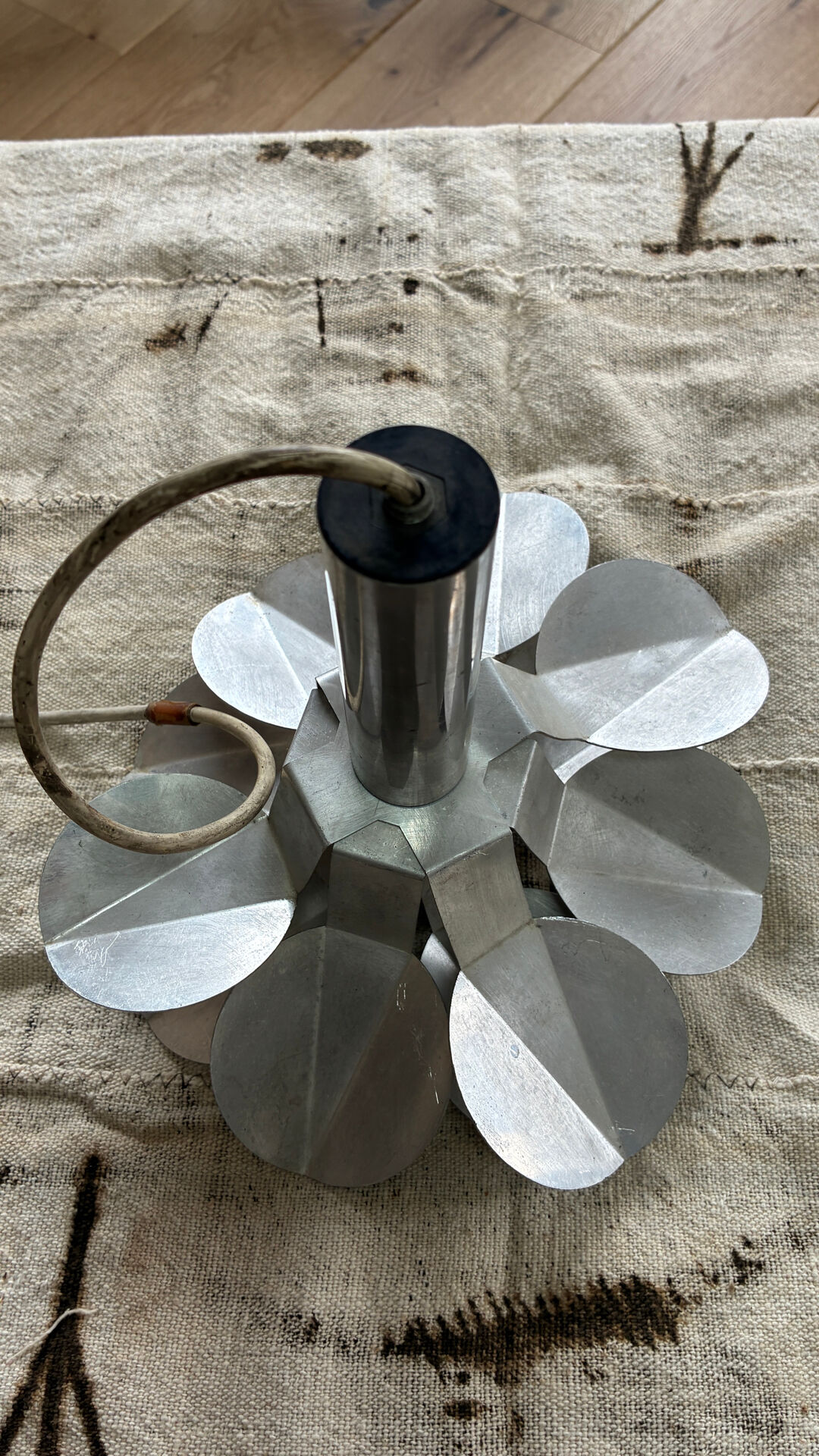 Fleur de métal vintage