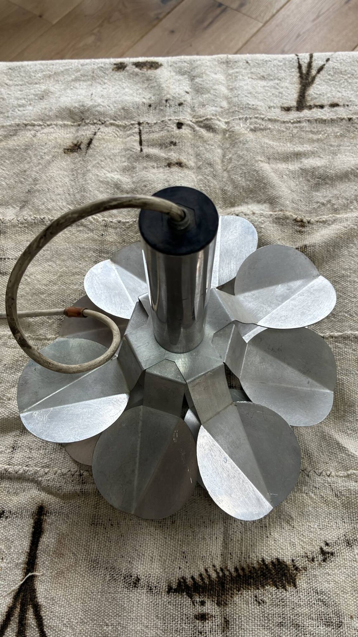 Vintage metal flower