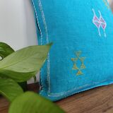 Coussin berbère Sabra Bleu