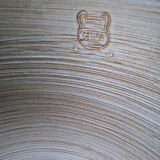 Glassed terracotta flower pot