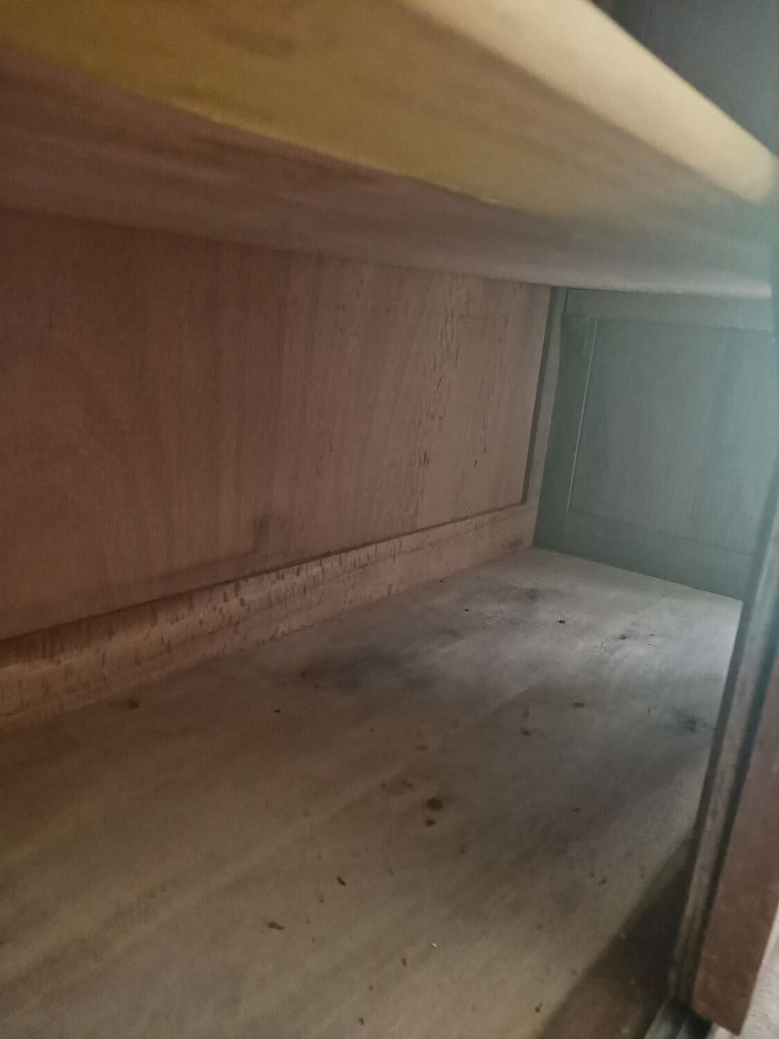 Formica and wood sideboard