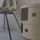 Componibili XL bedside table in cream by A. Castelli for Kartell, design 1970.