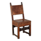 Antique Baroque chair in carved walnut, Italy, 18th century.