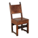 Antique Baroque chair in carved walnut, Italy, 18th century.