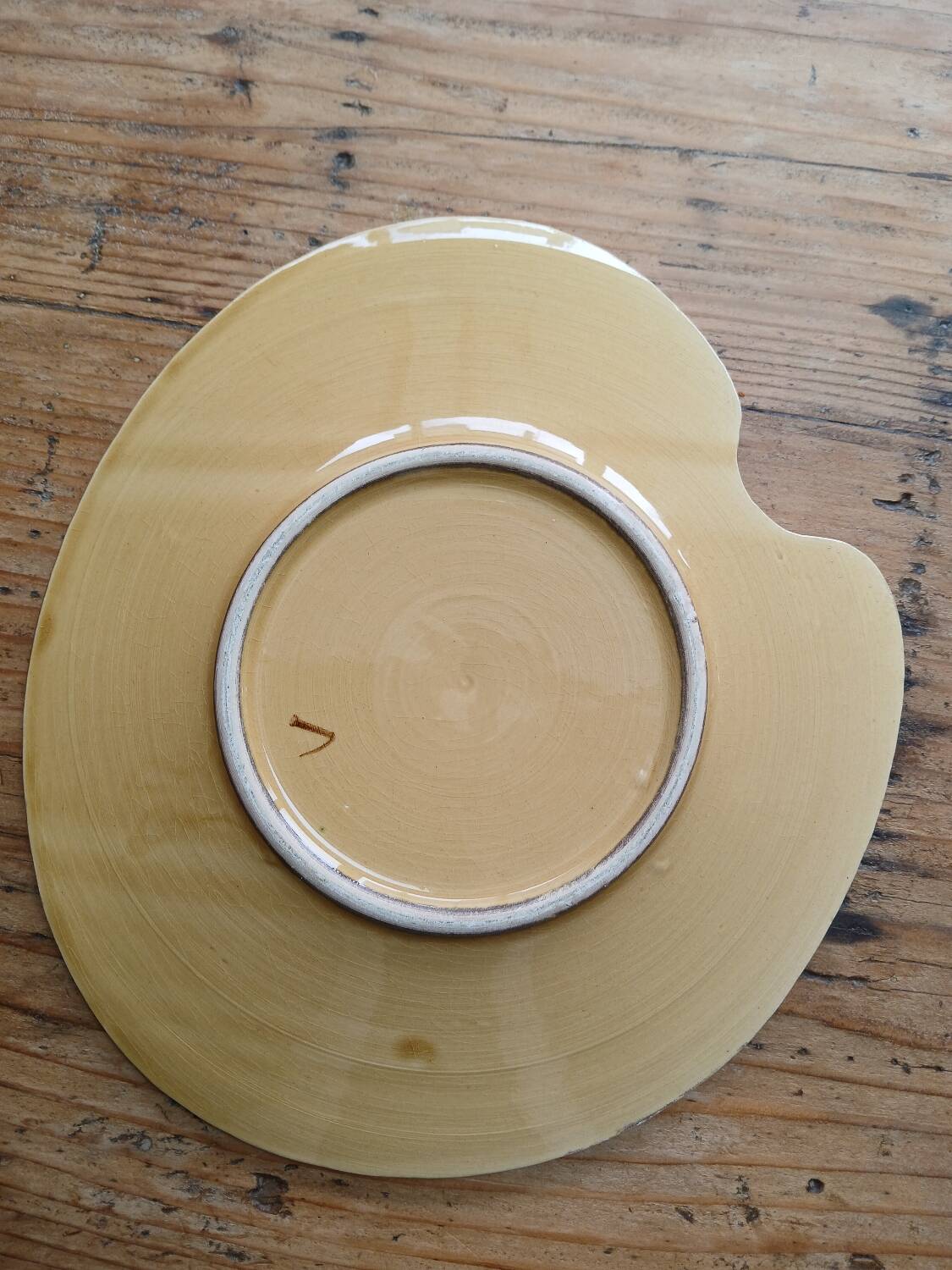 Strawberry pattern slip dish